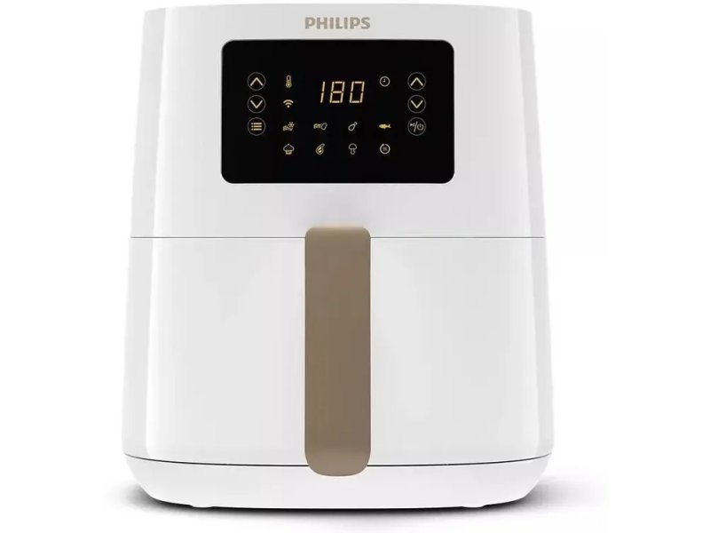 Philips HD9255/30 белый аэрогриль — сенсорная панель управления и цифровой дисплей