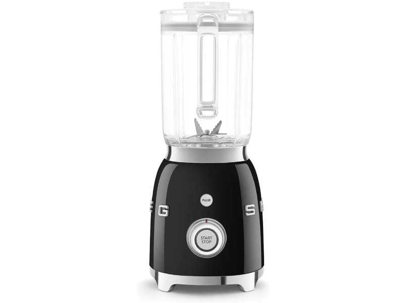 Smeg BLF03BLEU — лицевая панель управления с кнопкой Pulse и круглым регулятором скорости START/STOP