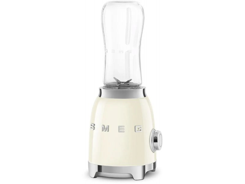 Smeg PBF01CREU вид сбоку с другого угла три прорезиненные ножки на базе устойчивость