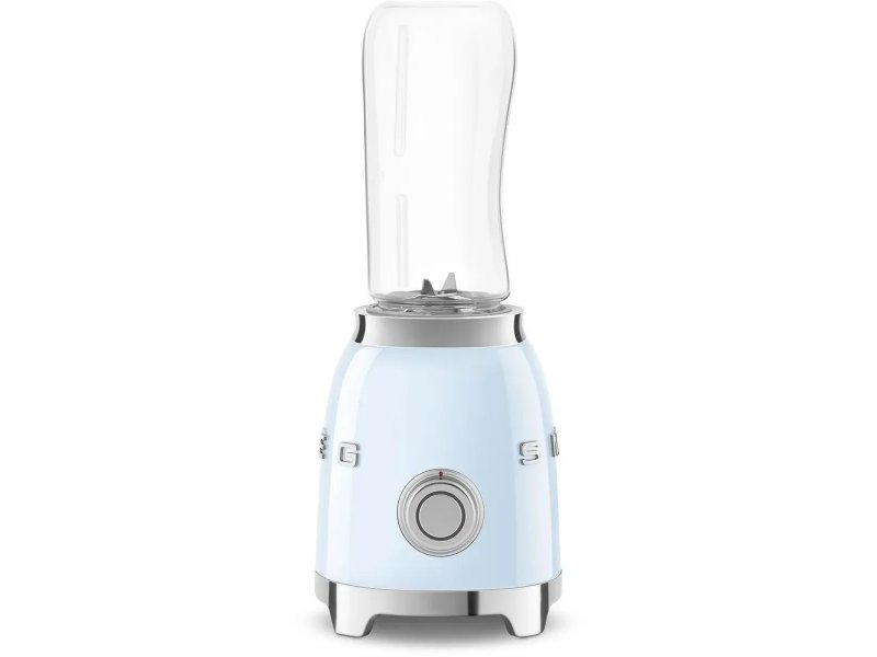 Smeg PBF01PBEU — круглая кнопка управления и металлическая база крупным планом