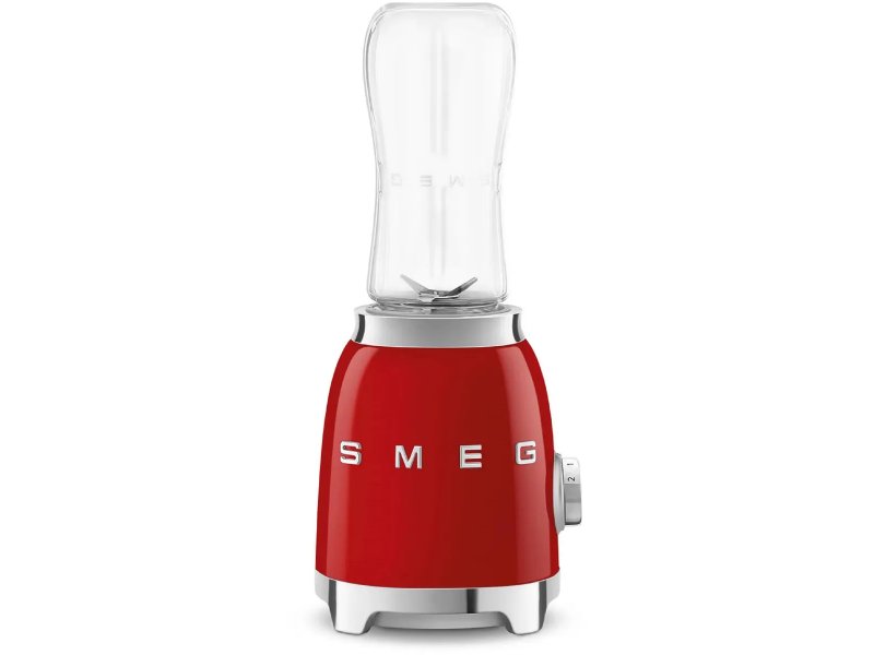 Smeg PBF01RDEU красный стационарный блендер 600 мл вид спереди