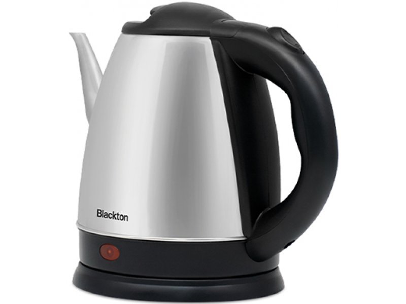 Blackton Bt KT1802S боковой вид — форма носика и красный индикатор питания на стальном корпусе