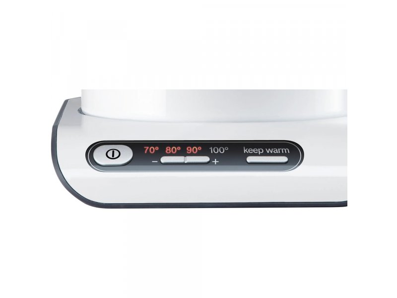 Bosch TWK-8611 P Styline вид сбоку индикатор уровня воды белый корпус