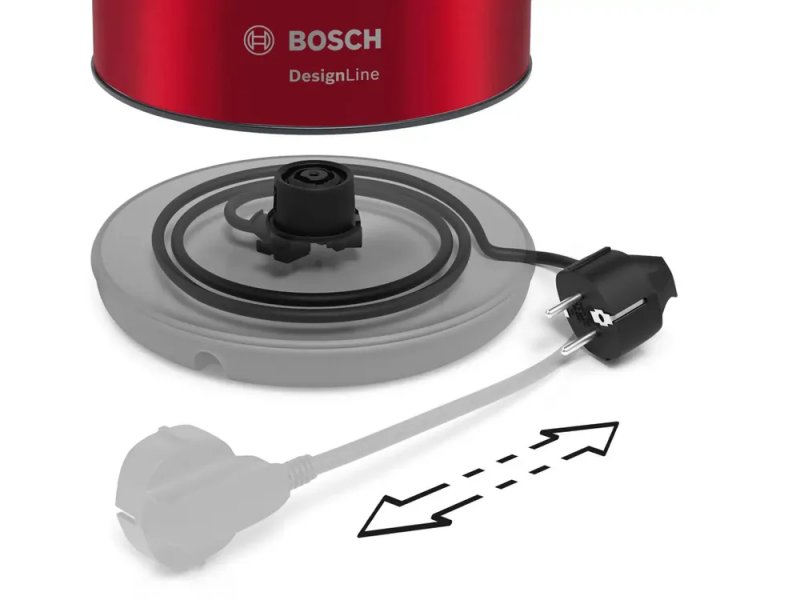 Bosch TWK3P424 DesignLine подставка и силовой кабель с евровилкой для подключения к сети