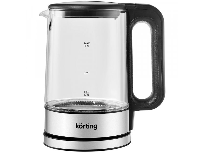 Korting KWK 0901 G серебристый электрический чайник 1.7 л со скрытой спиралью