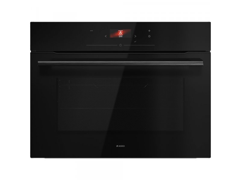 Asko OCM24BGH духовой шкаф &mdash; сенсорная панель управления и TFT-дисплей, корпус из чёрного стекла
