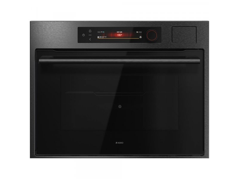 Asko OCS64BSH &mdash; TFT-дисплей с отображением температуры 180 &deg;C, времени приготовления и сенсорными элементами управления