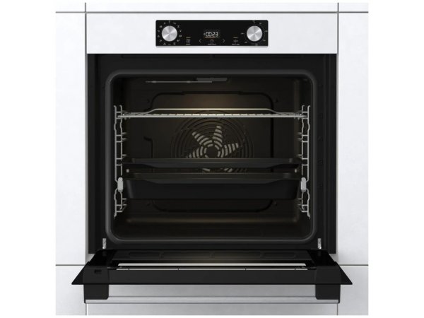 Gorenje BOS6737E06WG внутренняя камера 77 л с вентилятором конвекции и телескопическими направляющими