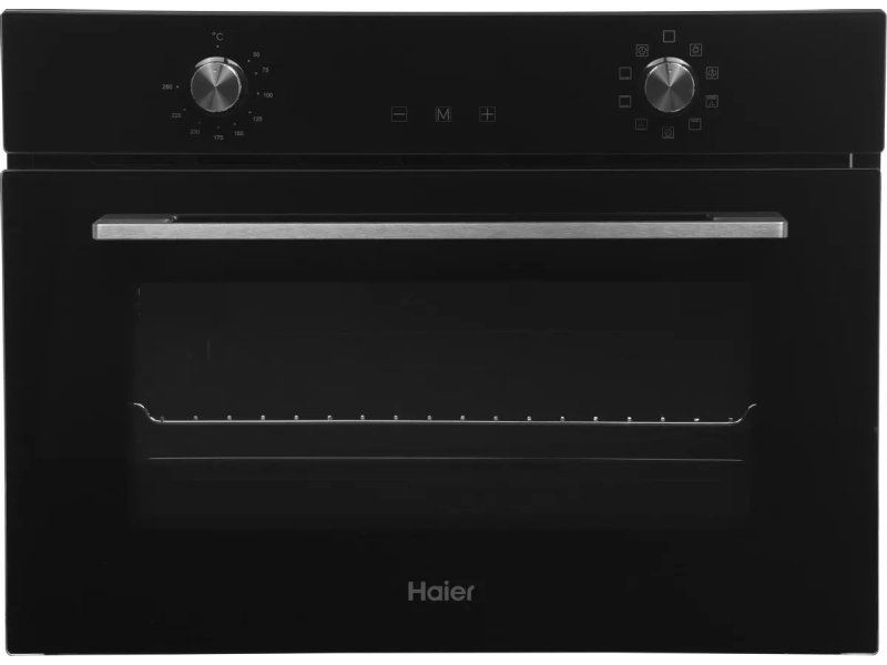 Haier HOY-P09NCGB встраиваемый электрический духовой шкаф чёрный с электронной панелью управления