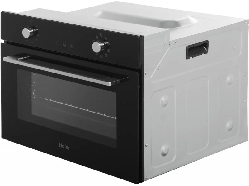 Haier HOY-P09NCGB — трёхмерный вид с перспективой, общая форма корпуса и конфигурация для монтажа в нишу