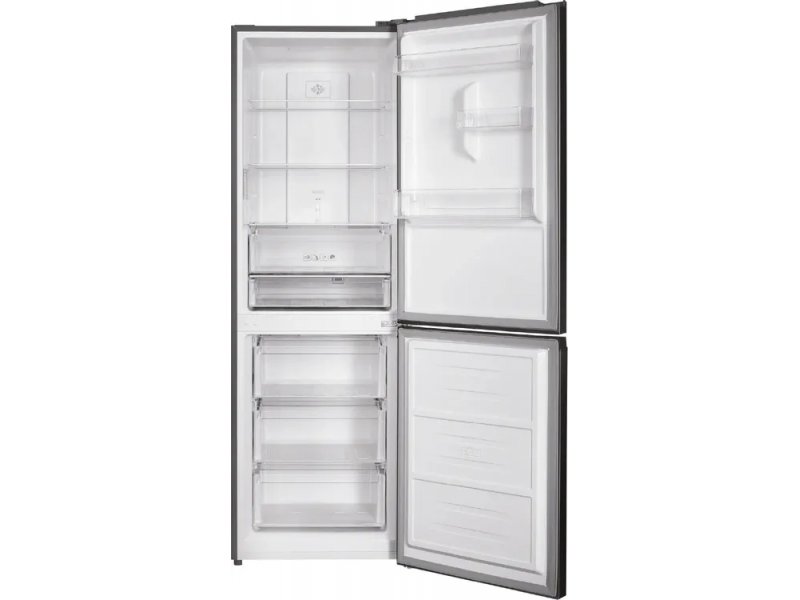 Ardo RMA460315EGB2 внутри — полки холодильной камеры, морозильные ящики, зона свежести