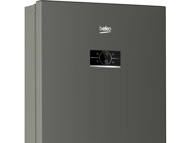 Beko B3R0CNK402HG — внешний электронный дисплей с цифровой индикацией температуры и кнопками управления