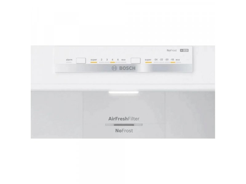 Bosch KGN55VL21U серебристый общий вид установка на кухне отдельностоящий