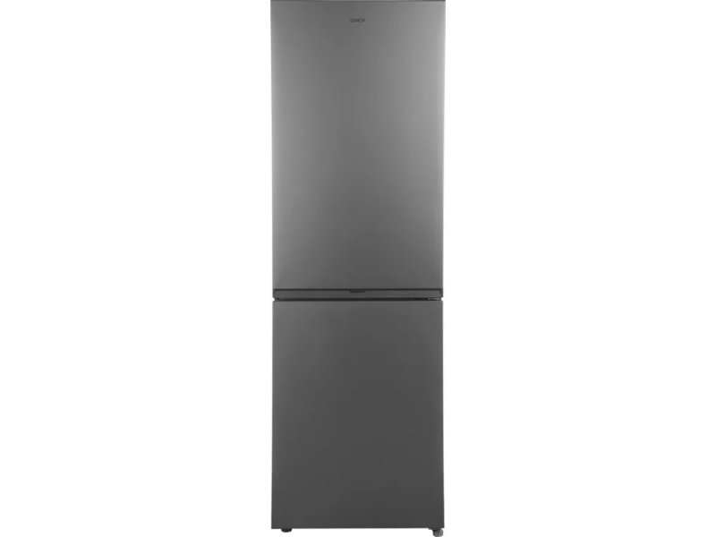 Candy CFN6185S серебристый — двухкамерный холодильник серии Combi с металлическим корпусом