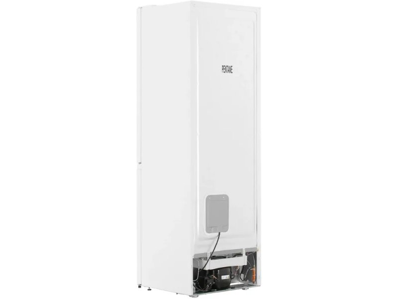 Gorenje NRKP61EA2W4 вид сзади — компоновка компрессора и охладительной системы