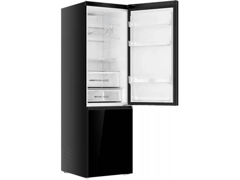 Haier C4F640CGBGU1 — открытая холодильная камера, зона MyZone и HumidityZone для хранения продуктов