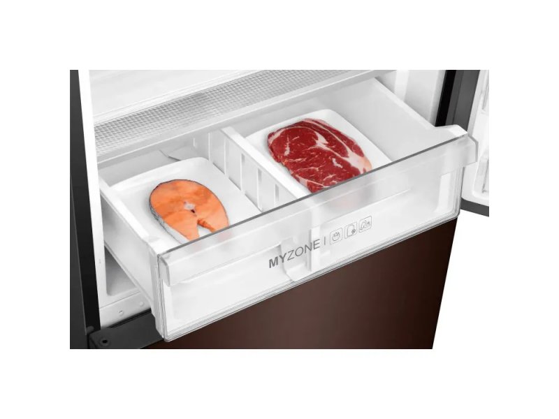 Haier C4F740CLBGU1 зона свежести My Zone — два отделения для мяса и рыбы