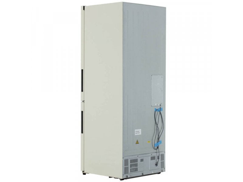 Haier C4F744CCGU1 боковой профиль и вид сзади — компрессор и коммуникации