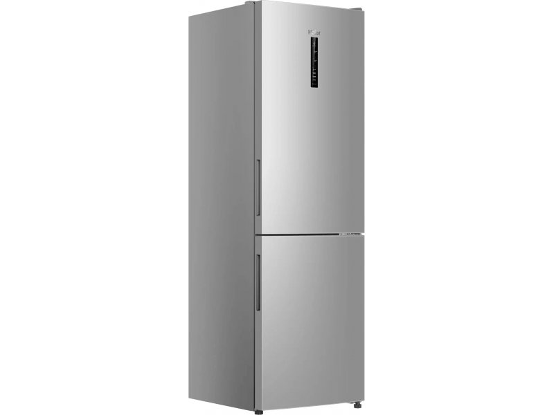 Haier CEF534CSRG боковой вид под углом металлический корпус ручки дверей дизайн