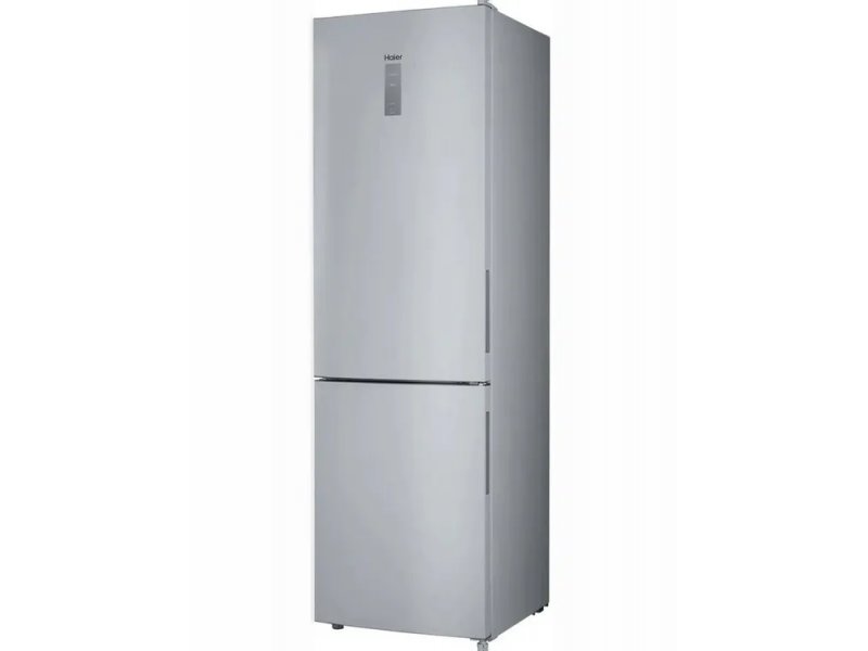 Haier CEF537ASD серебристый двухкамерный холодильник 368 л вид спереди