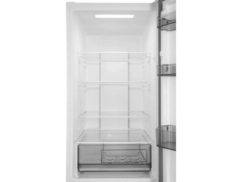 Hyundai CC35083F холодильная камера — три полки из закалённого стекла, LED-подсветка