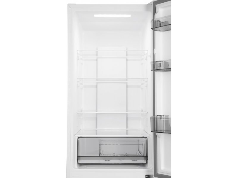 Hyundai CC35083F открытая холодильная камера — полки из закалённого стекла и ящик для овощей