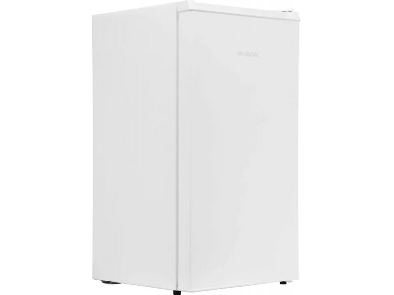 Hyundai CO10031H боковой профиль компактного белого холодильника