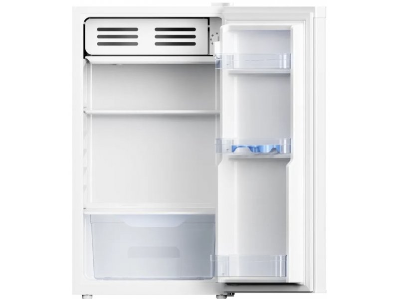 Kuppersberg RFT 85 W — внутреннее устройство, стеклянные полки, морозильное отделение сверху