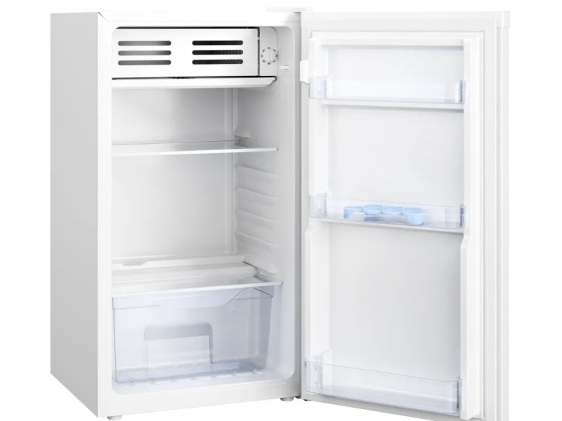 Kuppersberg RFT 85 W открытый — полки холодильной камеры и морозильное отделение