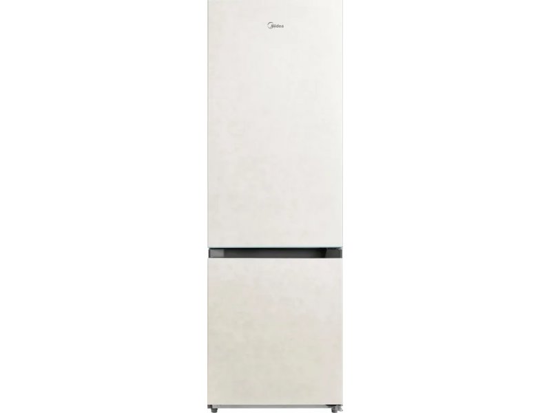 Midea MDRB457FGF33ID бежевый мрамор — фронтальный вид металлического корпуса