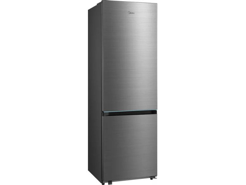 Midea MDRB457FGF46ID нержавеющий корпус металлические двери дизайн вид спереди