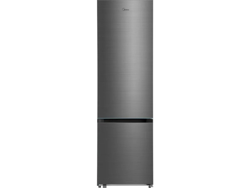 Midea MDRB509FGF46ID холодильник нержавеющая сталь вид спереди двухкамерный