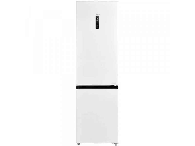 Midea MDRB523MGE01ODM белый двухкамерный холодильник 402 л вид спереди