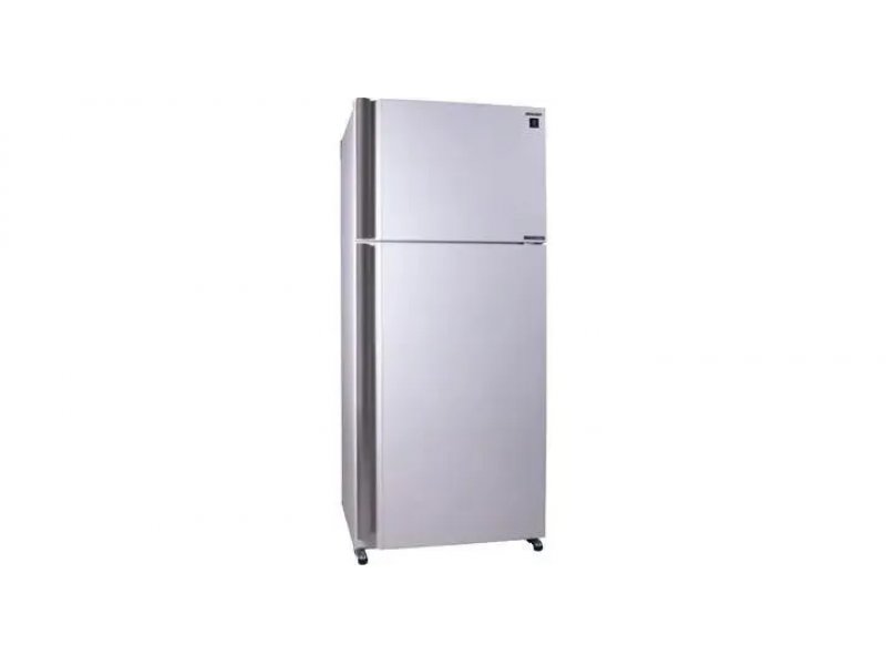 Sharp SJXE59PMWH белый — боковой вид, форма корпуса из металла, ножки