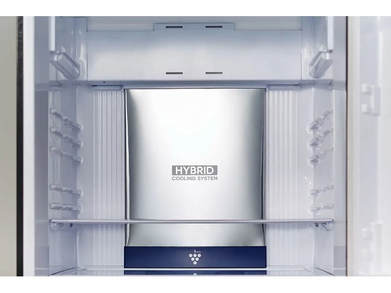 Sharp SJXG60PGSL морозильная камера — система Hybrid Cooling с воздушными каналами по бокам