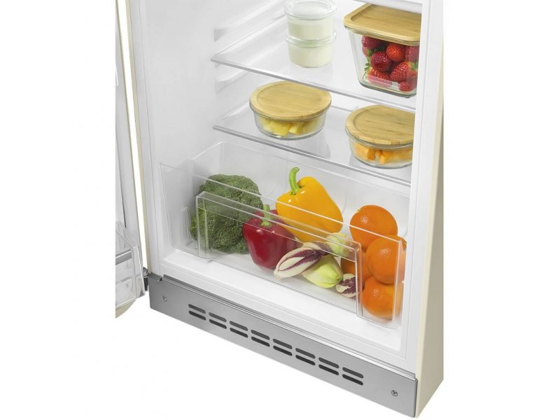 Smeg FAB10LCR6 нижний ящик для овощей и фруктов содержимое функциональность отделения
