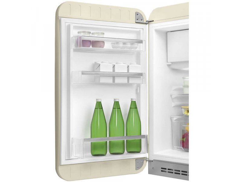 Smeg FAB10LCR6 верхние полки двери контейнеры боковое отделение организация хранения