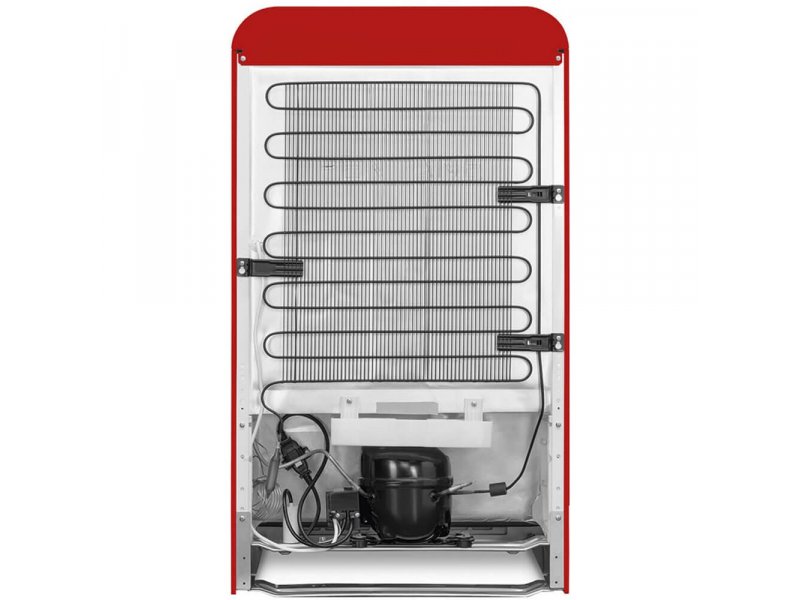 Smeg FAB10LRD6 — задняя стенка с компрессором и конденсатором, хладагент R600a
