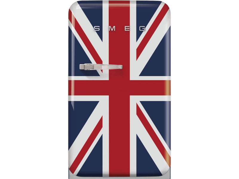 Smeg FAB10RDUJ6 разноцветный дизайн Union Jack вид спереди