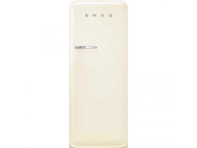Smeg FAB28RCR6 кремовый ретро-холодильник отдельностоящий вид спереди