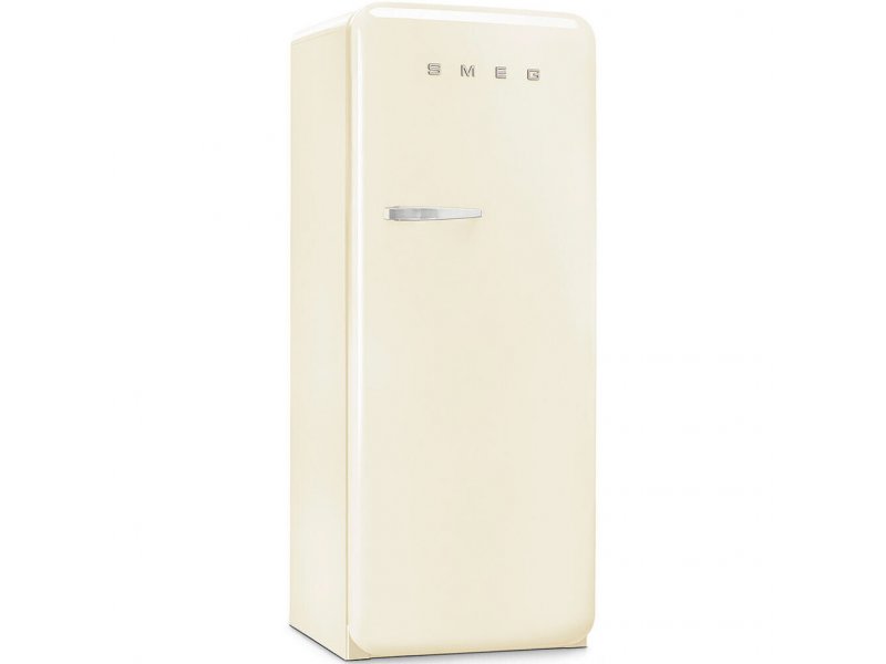 Smeg FAB28RCR6 кремовый боковой вид термоформируемый полимер и сталь