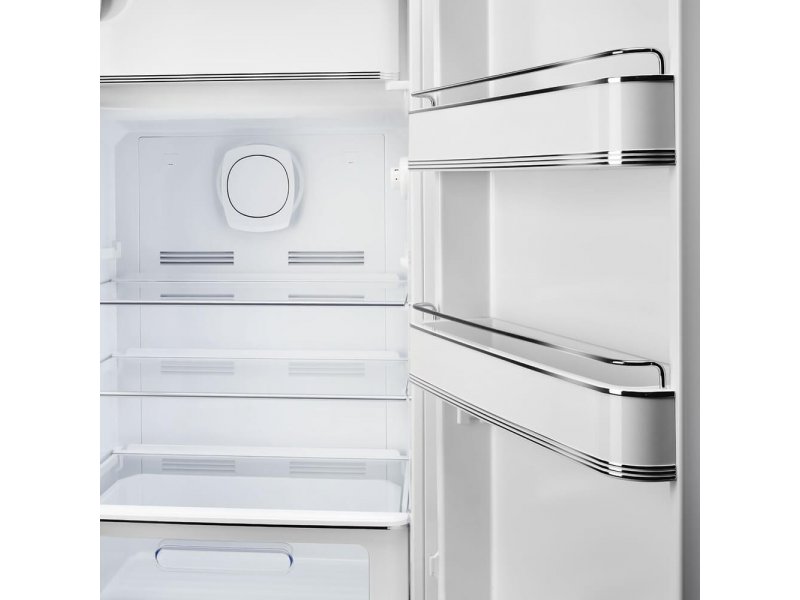 Smeg FAB28RDSB6 синий ретро холодильник боковой вид габариты глубина корпуса