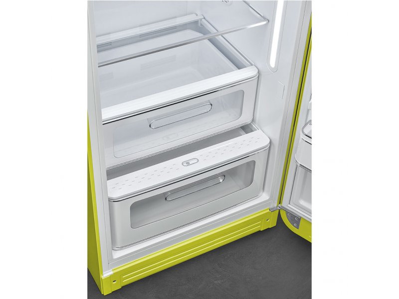 Smeg FAB28RLI6 лайм — панель управления с механическим регулятором