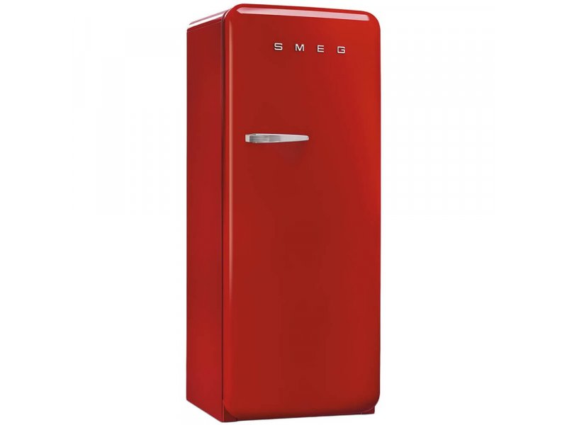 Smeg FAB28RRD6 вид сбоку — глубина 76.8 см, габариты корпуса серии FAB