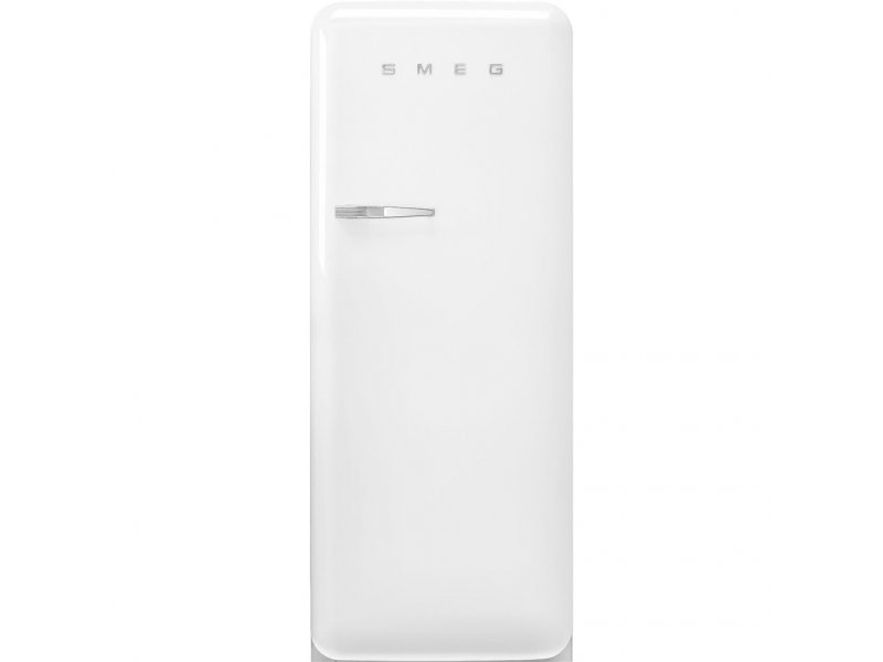 Smeg FAB28RWH6 белый однокамерный холодильник ретро-дизайн серия FAB вид спереди