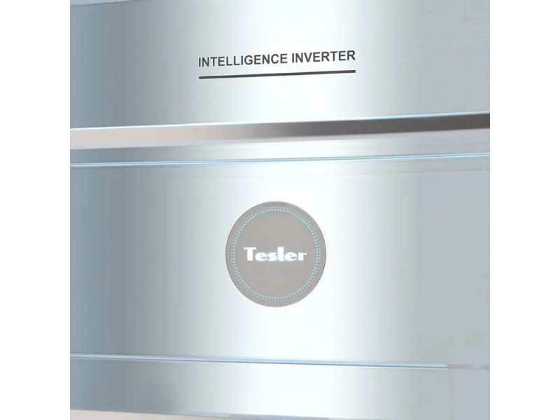 Tesler RCD-547BI панель с логотипом Intelligence Inverter — обозначение инверторного компрессора