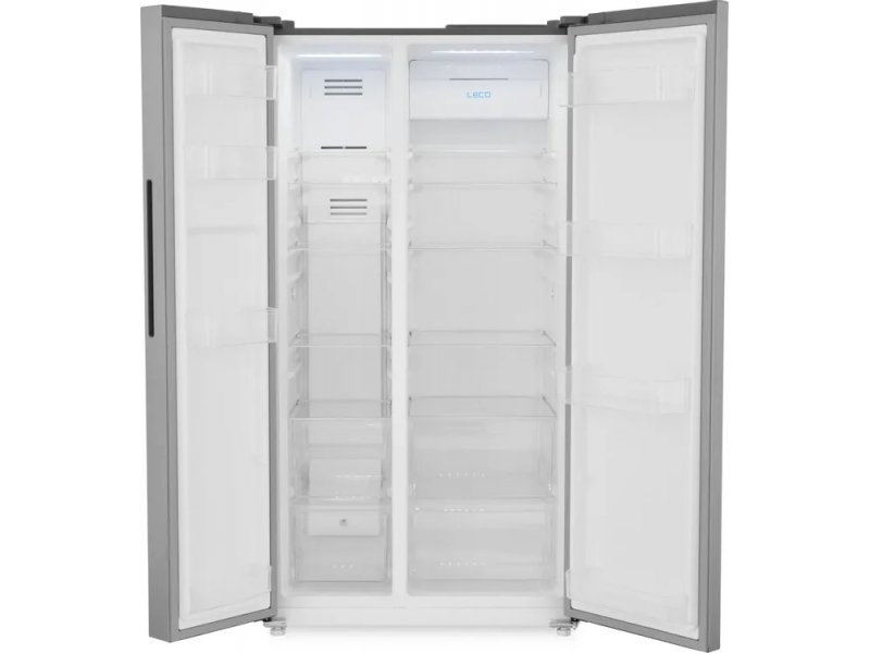 Zugel ZRSS630X пустые открытые отделения полки и функциональные зоны внутри
