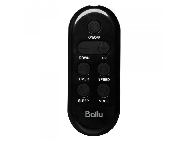 Ballu Twinkle BPAC-09 DWB/N6 пульт ДУ с кнопками режимов ON/OFF, TIMER, SPEED, SLEEP, MODE