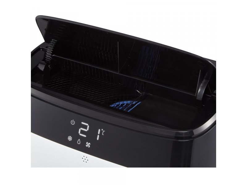 Ballu BPAC-12 SW/N1 верхний отсек — фильтрующие элементы, панель управления с дисплеем