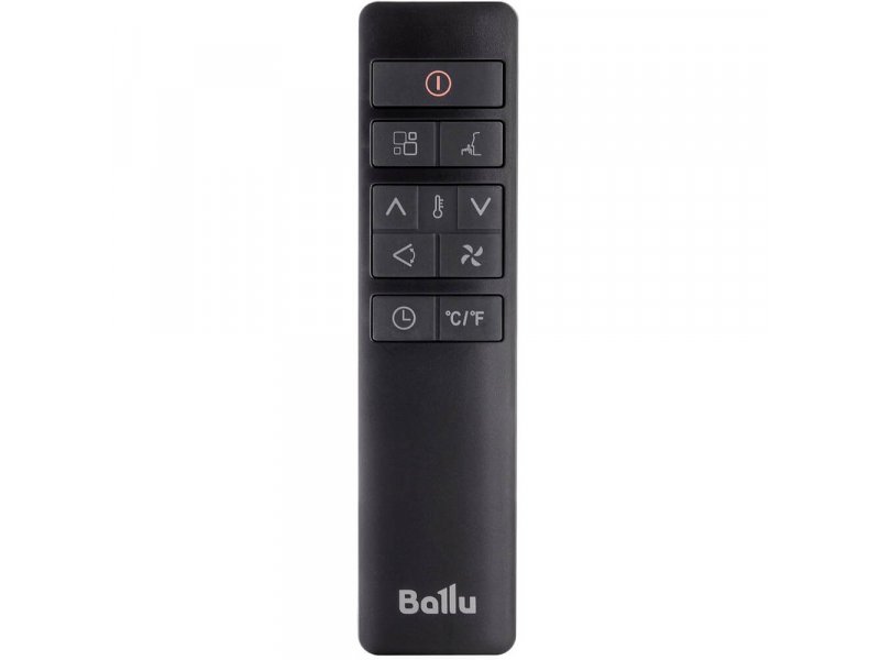Пульт ДУ Ballu BPAC-12 SW/N1 — кнопки режимов, температуры, таймера, скорости вентилятора